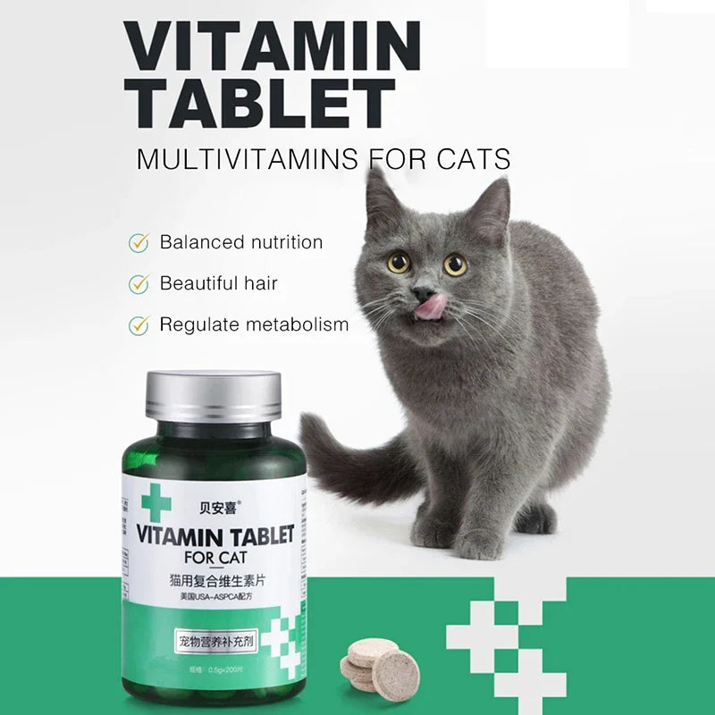 Multi-vitamin Supplement For Pet Cats