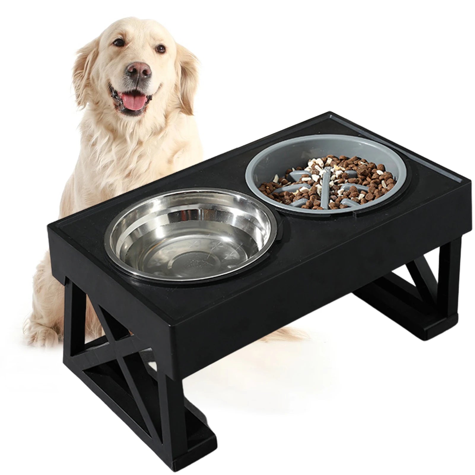 Elevated Dog Bowls Feeding Station