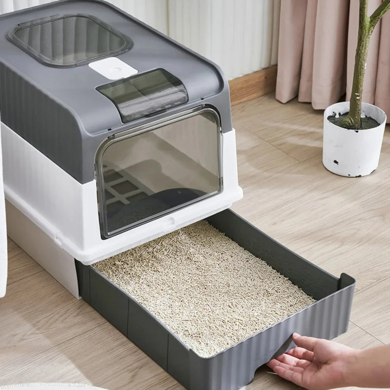 Portable Collapsible Cat Litter Pan